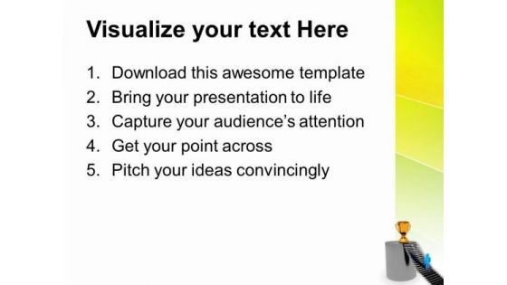 Move Towards The Goal Financial PowerPoint Templates Ppt Backgrounds For Slides 0413