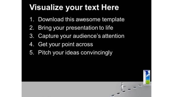 Move Towards The Right Path PowerPoint Templates Ppt Backgrounds For Slides 0613