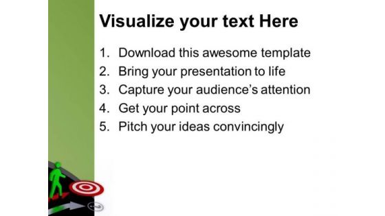 Move Towards The Target Of Business PowerPoint Templates Ppt Backgrounds For Slides 0713