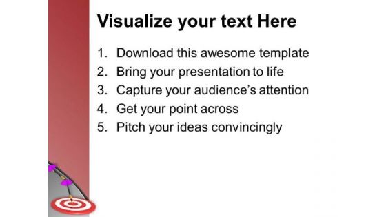 Move Towards Your Target PowerPoint Templates Ppt Backgrounds For Slides 0613