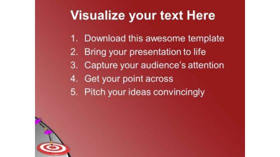 Move Towards Your Target PowerPoint Templates Ppt Backgrounds For Slides 0613