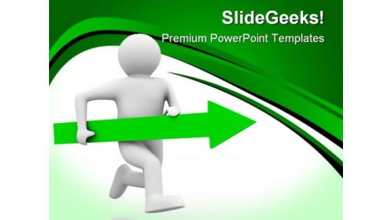 Movement Direction To Success Business PowerPoint Templates And PowerPoint Backgrounds 0811