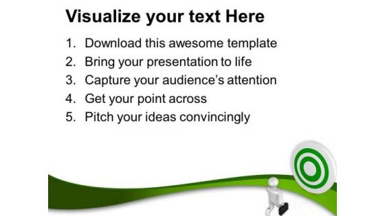 Moving Forward To Achieve Success In Career PowerPoint Templates Ppt Backgrounds For Slides 0813