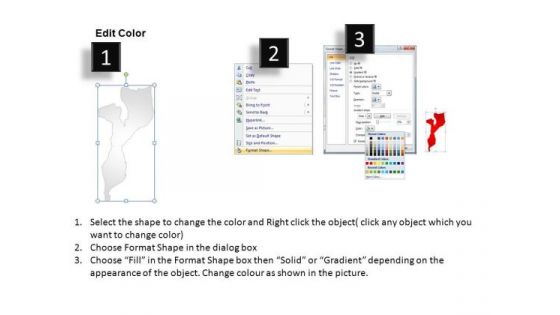 Mozambiqe PowerPoint Maps