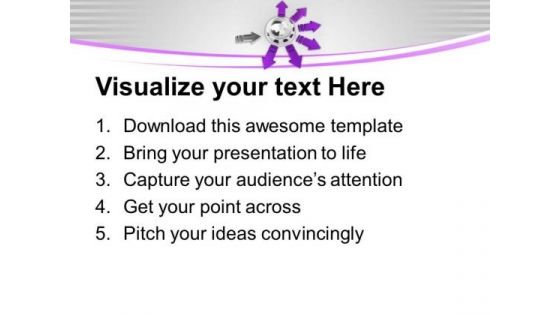 Multi Dimensional Flow Of Process PowerPoint Templates Ppt Backgrounds For Slides 0413