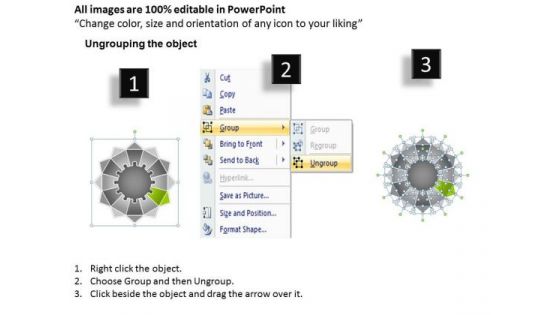 Multi Dimensional Shape With 12 Stages Ppt Business Plan Forms PowerPoint Templates