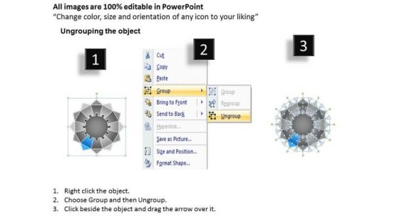 Multi Dimensional Shape With 12 Stages Ppt Creating Business Plan Template PowerPoint Slides