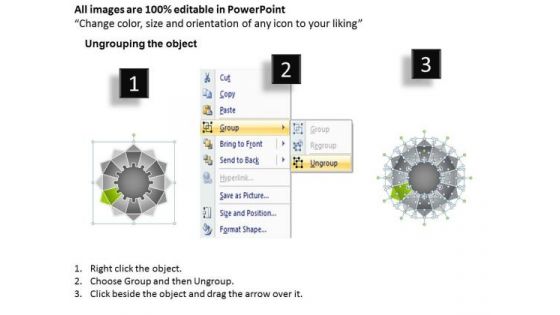 Multi Dimensional Shape With 12 Stages Ppt How To Write Business Plan PowerPoint Templates