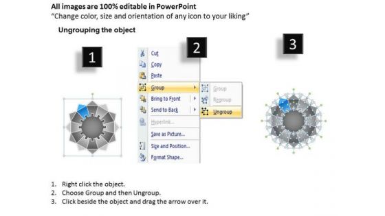 Multi Dimensional Shape With 12 Stages Ppt Outline Business Plan PowerPoint Templates