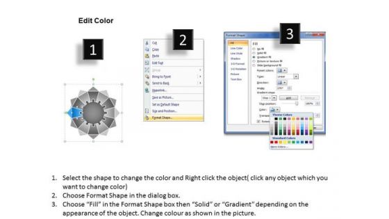 Multi Dimensional Shape With 12 Stages Ppt Sample Business Plan PowerPoint Templates
