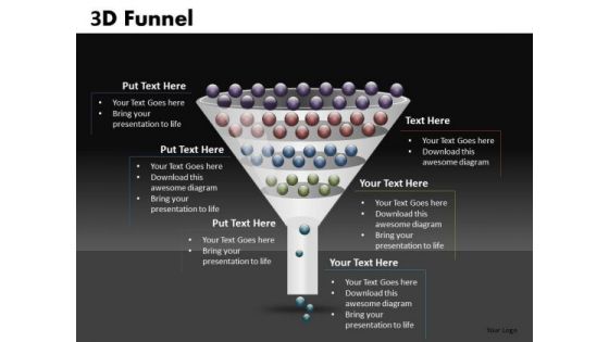 Multi Stage Funnel Shape PowerPoint Slides And Ppt Templates