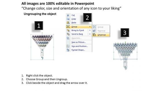 Multi Stage Funnel Shape PowerPoint Slides And Ppt Templates