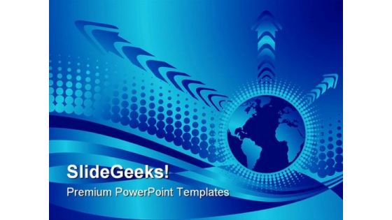 Multicolor Globe Abstract PowerPoint Themes And PowerPoint Slides 0811