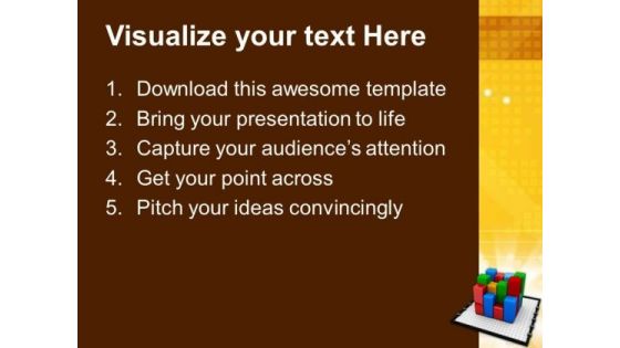 Multicolored Bar Graph Sales Business PowerPoint Templates Ppt Background For Slides 1112