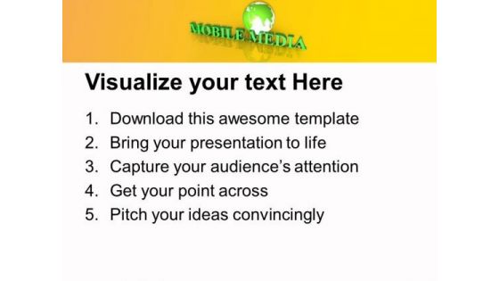 Multimedia Global Technology PowerPoint Templates Ppt Backgrounds For Slides 0413
