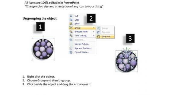 Multiple Clusters Segments PowerPoint Slides And Ppt Diagram Templates