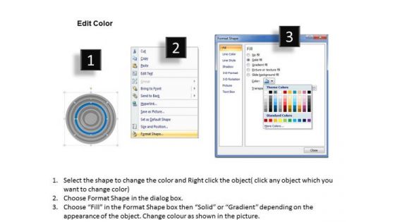 Multiple Level Concentric Diagram 11 Steps Ppt Business Template PowerPoint Templates