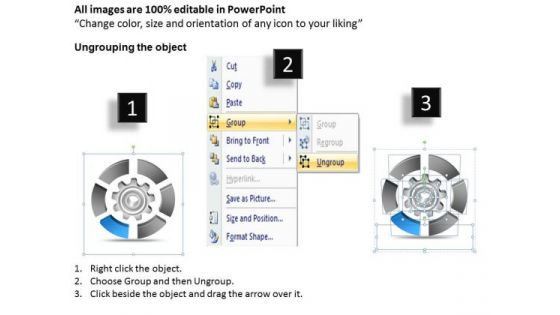 Multiple Levels Gear Diagram 6 Stages Ppt Business Action Plan Template PowerPoint Slides