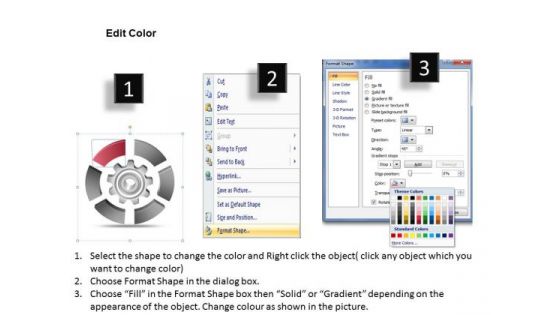 Multiple Levels Gear Diagram 6 Stages Ppt Church Business Plan Template PowerPoint Slides