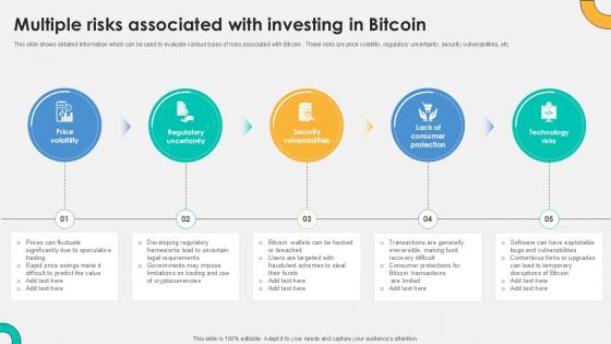 Multiple Risks Associated With Everything About Bitcoin PPT PowerPoint Fin SS V