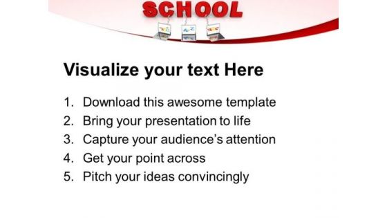 Multiple Wired To School Children PowerPoint Templates And PowerPoint Themes 0612