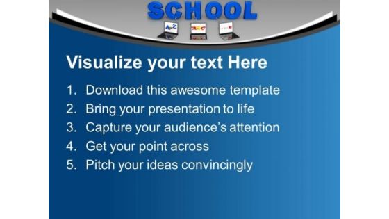 Multiple Wired To School Children PowerPoint Templates Ppt Backgrounds For Slides 0213