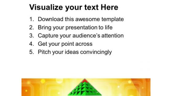 Multistaged Pyramid For Dependent Process PowerPoint Templates Ppt Backgrounds For Slides 0413