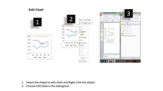Multivariate Data Analysis Driven Market Line Chart PowerPoint Slides Templates
