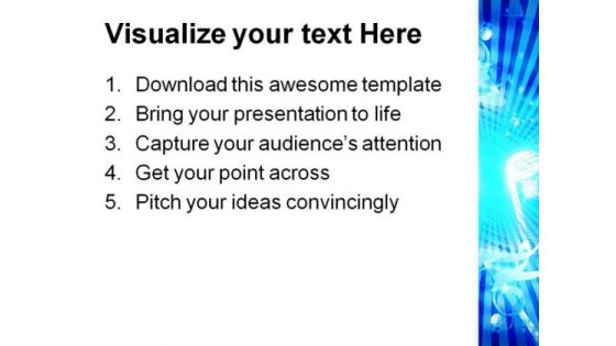 Musical Notes Abstract PowerPoint Themes And PowerPoint Slides 0811