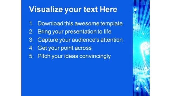 Musical Notes Abstract PowerPoint Themes And PowerPoint Slides 0811