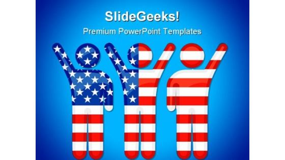National Sports Team Americana PowerPoint Templates And PowerPoint Backgrounds 0711