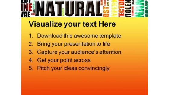 Natural Disasters Geographical PowerPoint Templates And PowerPoint Backgrounds 0311
