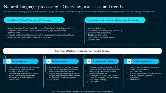 Natural Language Processing Overview Use Artificial Intelligence Applications Structure Pdf