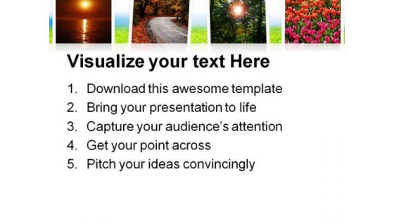 Natural Polaroid Environment PowerPoint Templates And PowerPoint Backgrounds 0511