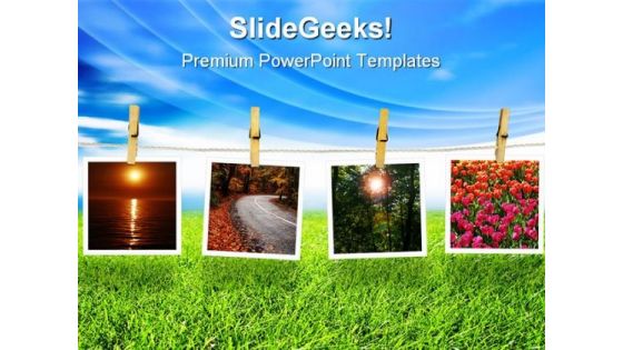 Natural Polaroid Environment PowerPoint Themes And PowerPoint Slides 0511