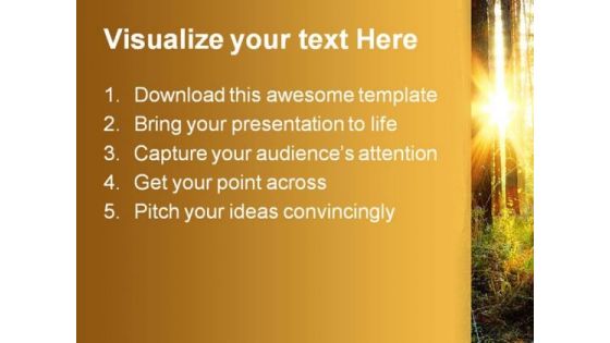 Nature Sunset PowerPoint Templates And PowerPoint Backgrounds 0211