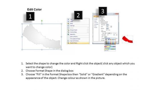 Nepal PowerPoint Maps