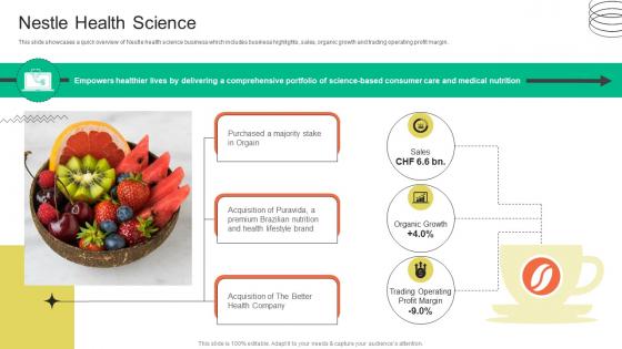 Nestle Health Science FMCG Provider Company Profile CP SS V