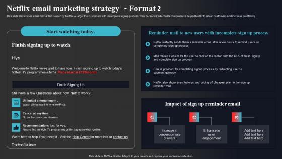 Netflix Email Marketing Strategy Format 2 Enhancing Online Visibility Topics Pdf
