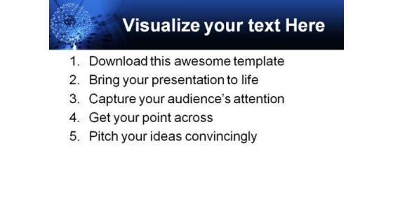 Network Abstract PowerPoint Themes And PowerPoint Slides 0411