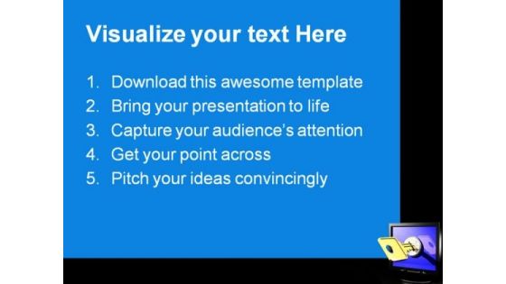 Network Access Computer PowerPoint Themes And PowerPoint Slides 0411