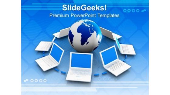 Network Concept Communication PowerPoint Templates And PowerPoint Themes 0812