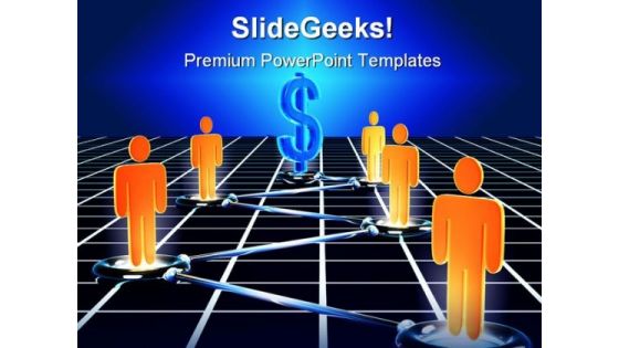 Network Internet PowerPoint Background And Template 1210
