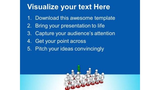 Network Of A Good Business Team PowerPoint Templates Ppt Backgrounds For Slides 0813