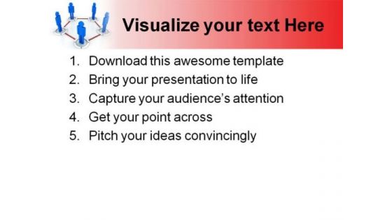 Networking Communication PowerPoint Themes And PowerPoint Slides 0411