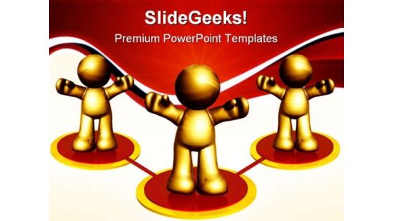 Networking Icon Leadership PowerPoint Themes And PowerPoint Slides 0711