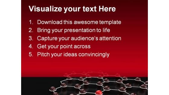 Networking Internet PowerPoint Template 0510