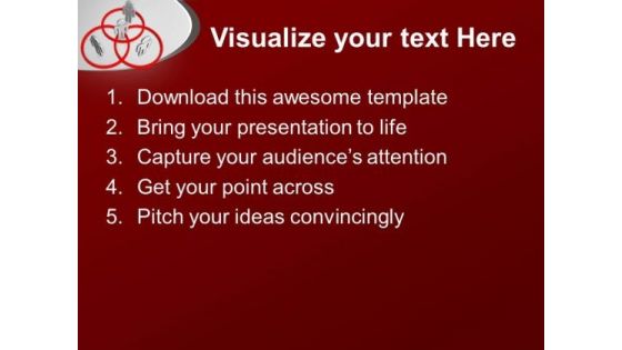 Networking People Stand In Venn Diagram PowerPoint Templates Ppt Backgrounds For Slides 0113