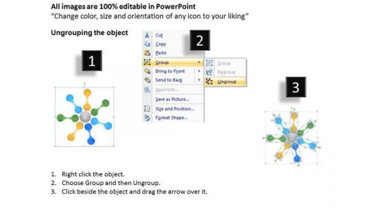 Networking Process Diagram 7 Stages Business Plan Outline Template PowerPoint Templates