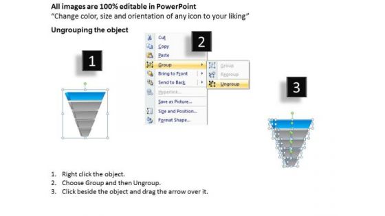 New Approach To Marketing Funnel 5 Stages Ppt Business Plan Template PowerPoint Slides